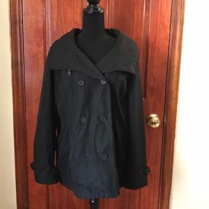 London Fog Black Rain coat